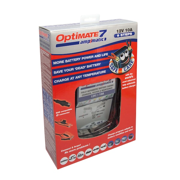 Optimate OptiMATE 7, TM-255 10A battery charger for 12V batteries TM-255V2 - main